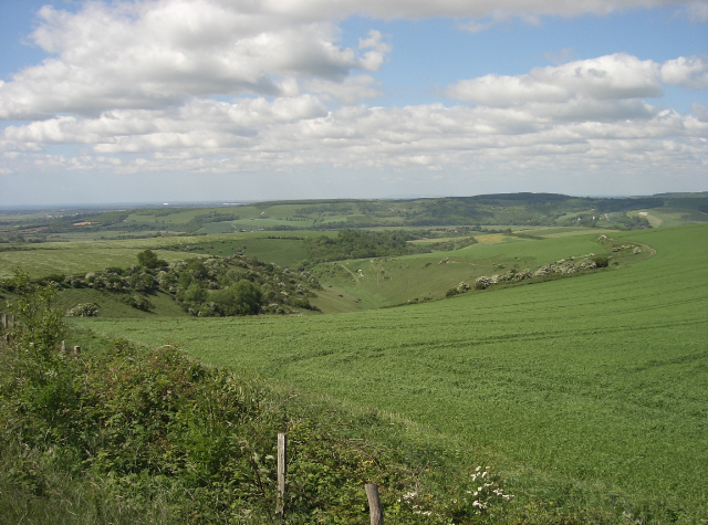 South Downs north of Worthing
